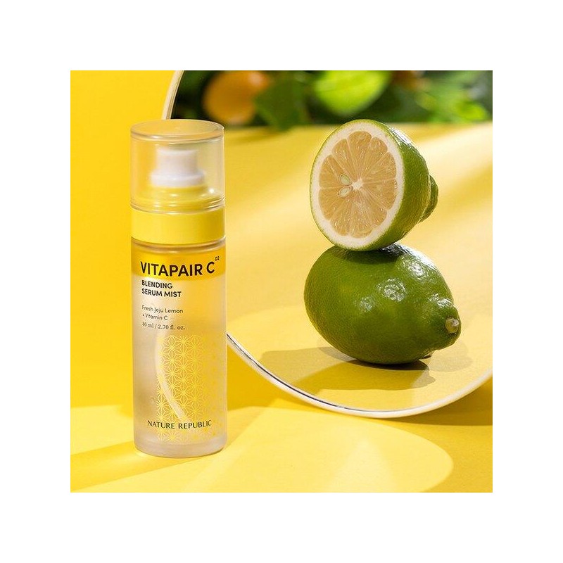Nature Republic [네이처리퍼블릭][미백 기능성] 비타페어C 블랜딩 세럼 미스트 80ml Nature