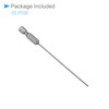 CoCud Phillips Cross Screwdriver Bits, PH00 100mm Long 1/4" Hex