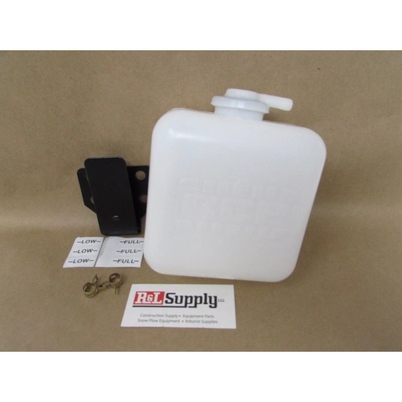 GENUINE KUBOTA OVERFLOW COOLANT BOTTLE W/ BRACKET - COOLANT RESERVOIR