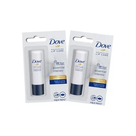 Lip Balm | Dove Nourishing Lipcare 4.8 g | Essential Intensive | Lip Care (Pack of 2)