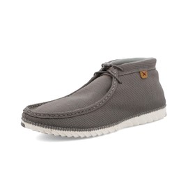 Twisted X Men's Zero-X, Moc Toe with Zero-X, High Top Steel Grey, 10.5 M