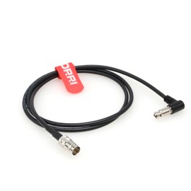 DRRI HIGH Density BNC Female to Micro-BNC Right Angle Coaxial Cable for DekTec Device| Blackmagic Video Assist 12G 5”