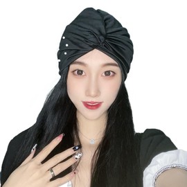 Pleated Spandex Swimming Cap for Women, Non Waterproof Summer Bathing Anti-Slip Elastic Pool Gym Water Sports Swim Hat