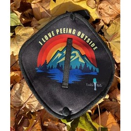 Tinkle Belle Pee Cloth: Pee rag for Outdoors, Reusable Absorbent Wipe, Eco-Friendly Alternative to Toilet Paper, Hygienic Female Urination Solution for Camping, Hiking, Travel (I Love Peeing Outside)