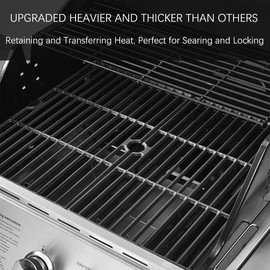 720-0830H 720-0783W Grill Grates Replacement Parts for Nexgrill 720-0888N 720-0830A 720-0670C 720-0888S 720-0783EH 720-0888 720-0670D Charbroil 463449914 463446015 Kenmore 146.34611411 Cast Iron Grid