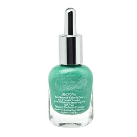 Nailtopia - Plant-Based Chip Free Nail Lacquer - Non Toxic, Bio-Sourced, Long-Lasting, Strengthening Polish - Yacht Week (Medium Green) - 0.41oz