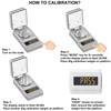 MAXUS MAXUS Milligram Scale 100g/0.001g Sliver, Mg Scale with 20g