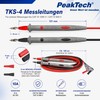 Peak Tech 1 Pair Flexible Multimeter Test Leads 120cm, Safety