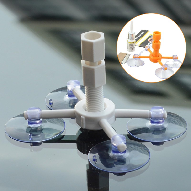 Windscreen Repair Kit, Windshield Repair Kit With Curing Lamp, Suitable