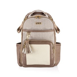 Itzy Ritzy Unisex Baby Backpack, Vanilla Latte