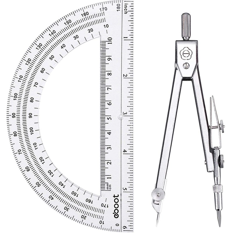 eBoot - Set de geometría y matemáticas de dos piezas.