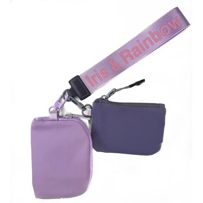 The Iris Pouch Wristlet (#8049-2) Simplify Your Routine:_Mint Green/White