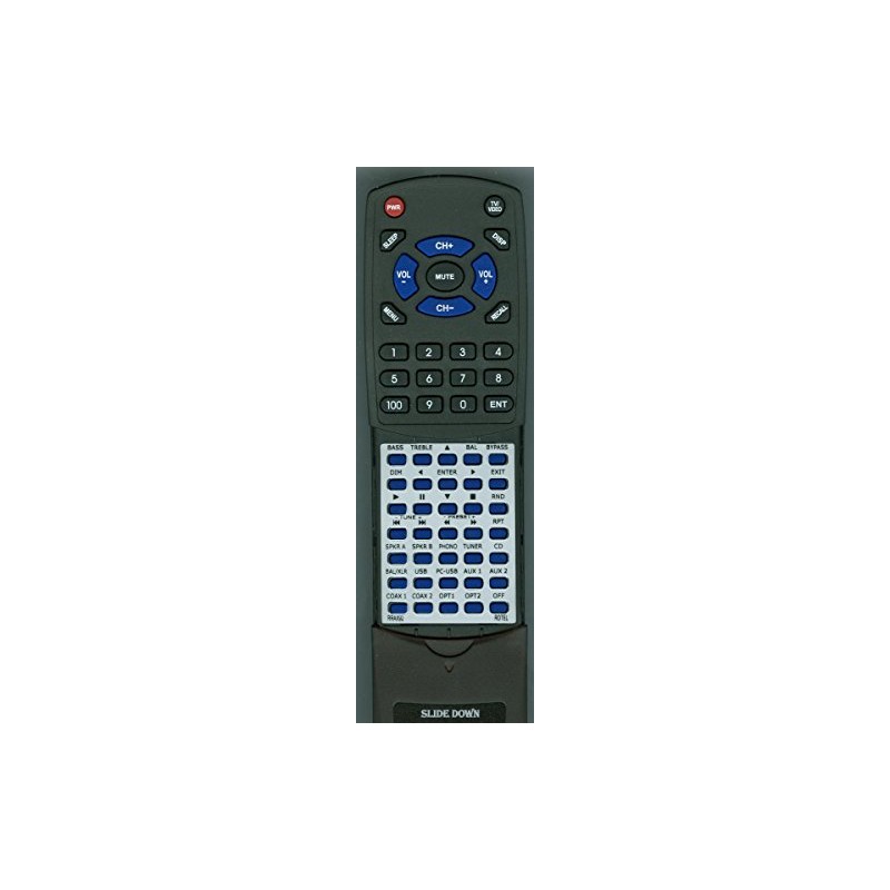 Replacement Remote Control for ROTEL RR-AX92, RA-1570, RC-1570, RA1570