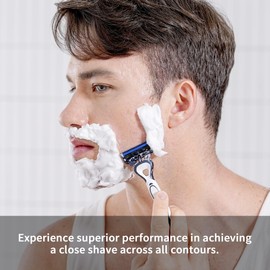 DORCO Pace 5 Pro Disposable Razors, 9 Count- Long Lasting 5 Blade Technology with a Precision Trimmer, Safety Guard Bar, Pivoting Head and Non-Slip Rubber Handle