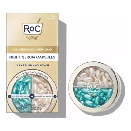 Roc - Plumping Power Duo, Night Serum Capsules Momento De Aplicación Día/noche Tipo De Piel Todo Tipo De Piel