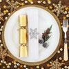 Snowflake Napkin Rings Set of 12 Christmas Holiday Thanksgiving Winter