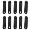 LQ Industrial 10PCS 12x53mm Black Cable Ties Rubber Cord Clamps