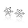 LeCalla 925 Sterling Silver Diamond Stud Earring for Women 0.01