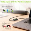 LiNKFOR USB to Optical Audio Adapter for PC, USB-A to