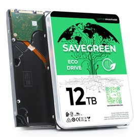 Water Panther SaveGreen Eco Series 12TB 7.2K RPM SATA 6Gb/s 512e CMR HDD (Renewed)
