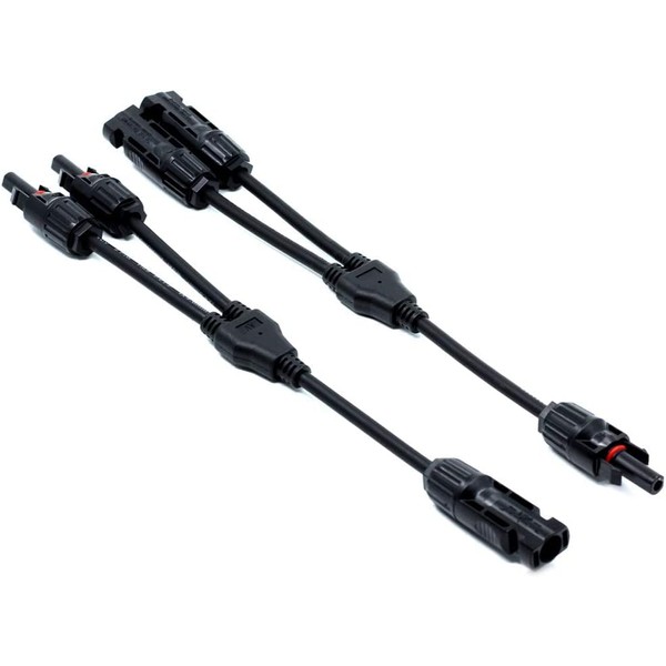 RKURCK Solar Connector Y Branch 1 to 2 3-Way Connector