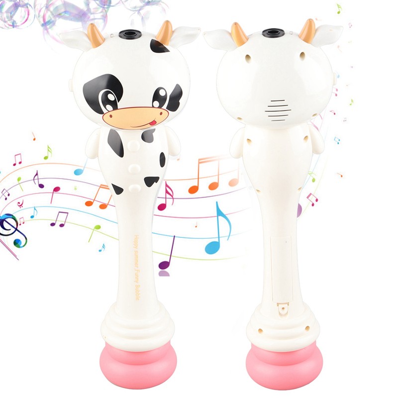 Bubble Blower Wand Boys Girls Toddlers Electronic Bubble Blowing Toy