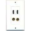 RiteAV - 2 Port HDMI 2 Port Banana Speaker Decorative