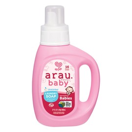Arau Baby Laundry Soap, Unscented, Plant Based Formula, Safe for Sensitive Skin, Baby Laundry Detergent with No Artificial Fragrance or Additives, Gentle on Infant, Newborn and Baby Clothes, 27 Fl Oz
