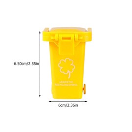 Happyyami Garbage Bin Garbage Bin Trash Can : 4pcs Vehicles Garbage Can Kids Push Garbage Trucks Trash Can Mini Curbside Vehicle Garbage Bin For Garbage Sorting Party 4PCS Desk Bin Child Desk