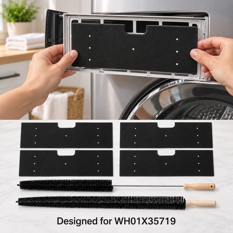 6-Piece WH01X35719 Lint Filter Kit for GE Profile Washer Dryer