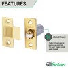 Adjustable Roller Catch Spring Loaded Latch Lock for Internal Doors