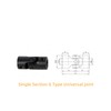 Universal Joint 12 mm, Motor Shaft Coupling Universal Connector U