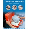 SARISUN Travel Pillow for Airplanes, Upgraded Airplane Pillow with 3D