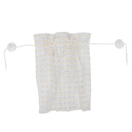 Gatuida 1pc Car Curtain Car Window Embroidery Cloth Shade White