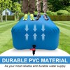 Large Capacity Water Storage Bladder 500L/132Gal Portable Water Tank Foldable