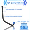 Locawaya 8 Pack 6.7" Garage Hooks, Heavy Duty Ladder Hooks,