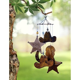 Sunset Vista Designs - Carillón de viento occidental, pequeño