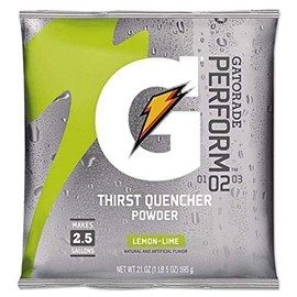 Gatorade 03969 Gatorade Mix Pouches,Makes 2-1/2 Gal, 21 oz., Lemon Lime