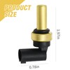 JUUDDENPARTS 55591401 Car Coolant Water Temperature Sensor, Black Engine Coolant