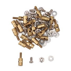BQLZR RC Model Pushrod Linkage Stopper Adjustable D1.5mm Pushrod Connector Linkage Stoppers RC Model Airplane Replacement with Screws Nuts and Gasket for RC Airplane