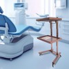BEACCOSS 2-Tier Stainless Steel Rolling Cart with Foldable Design -