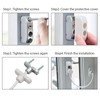Neoteck Window Restrictor Locks 2PCS Window Door Cable Restrictor Lock