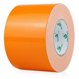 BOMEI PACK 4inch Wide Orange Duct Tape, Heavy Duty Strong Waterproof Industrial Color Duct Tape 9.0mil x 4inch x 60yds for Packing and Repairing