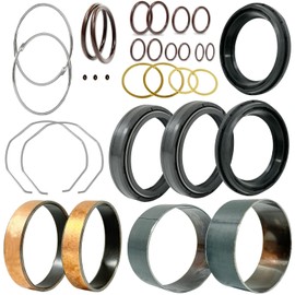 BIGLKNM Fork Bushing Seal Rebuild Kit Fit for CR125R CR250R KX125 KX250 KX500 WR250F WR400F WR426F WR450F YZ125 YZ250 YZ250F YZ400F YZ426F YZ450F OEM#7386010
