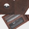 Fa.Volmer ® Leder Smart Airtag Geldbörse Herren mit RFID-Schutz -