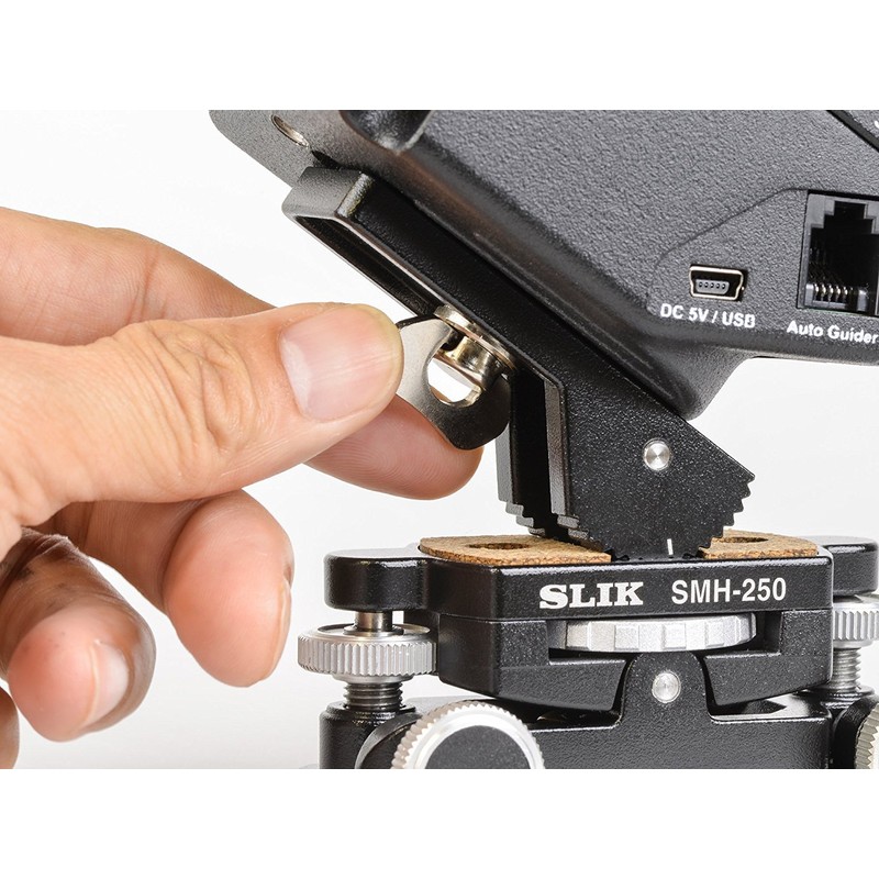 SLIK 微動雲台 マイクロモーションヘッド SMH-250 2軸式 アルミダイキャスト製 アルカスイス規格互換 206775