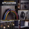 Shimeyao 10 Pcs Magnetic Fasteners, 3/4" Magnetic Cable Holder Magnet