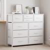 LUMTOK 10-Drawer Dresser, Fabric Storage Dressers Drawers for Bedroom, Hallway,