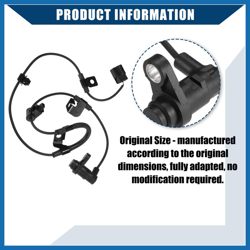 A ABSOPRO ABS Wheel Speed Sensor for Mitsubishi L200/Rear Left/Durable/1