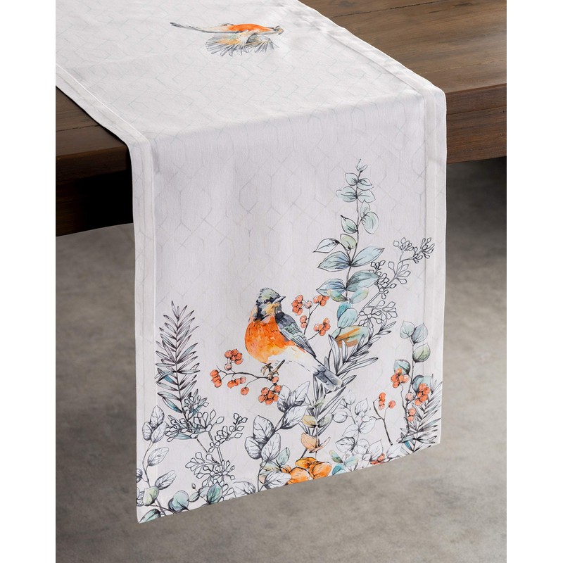 Maison d'Hermine Thanksgiving / Christmas Table Runner, 100% Cotton, 50